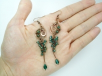 emerald-green-elegant-earrings-copper-earrings-handmade-unique-women-jewelry-long-drop-dangle-2